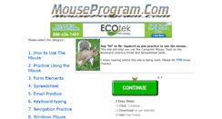 Desktop Screenshot of mouseprogram.com