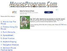 Tablet Screenshot of mouseprogram.com